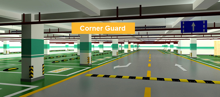 Pillar Corner Rubber Guard